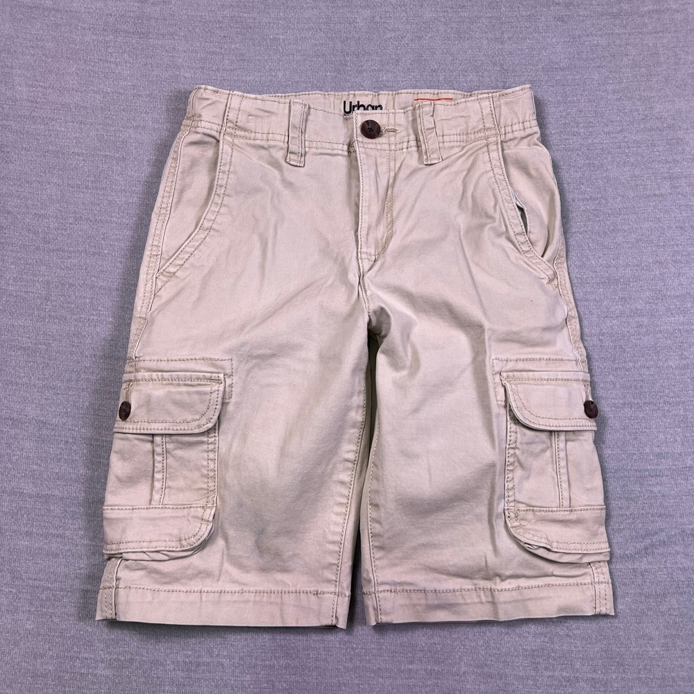 Urban Pipeline Cargo Regular Fit Hits At Knee Shorts Kids 12 Tan Khaki Cotton